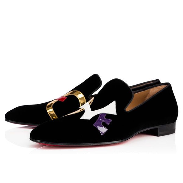 

оригинальная коробка роскошные красные нижние мокасины dandylove свадьба знаменитый бренд черный замшевый кожаный оксфорд бренд джентльмен с, Black