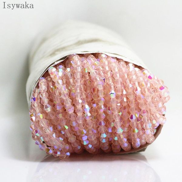 

истовака фиолетовый красная половина ab 100 шт. 4 мм bicone austria crystal bear charm стеклянные бусины свободные расставки для diy ювелирн