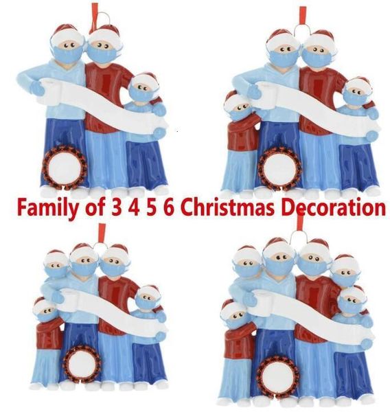 

ssjxdecoration quarantine christmas party marker gift with customized pen personalized family of 7 ornament pandemic dis