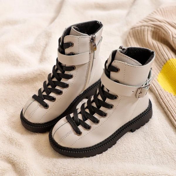 

boots 2021 children' shoes winter girls toddler baby kids boys fashion sneakers boots1, Black;grey