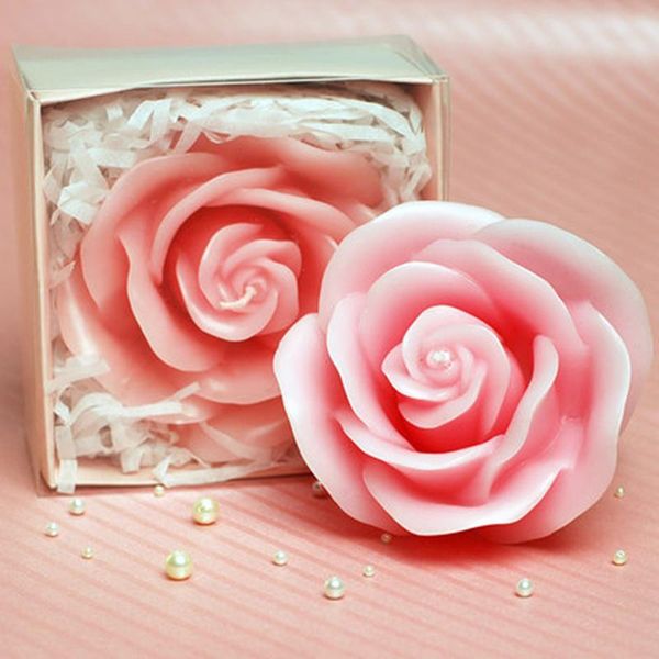 

new rose shape candles smokeless decorative candles for wedding favors and giftshappy birthday party supplies bbyrdh