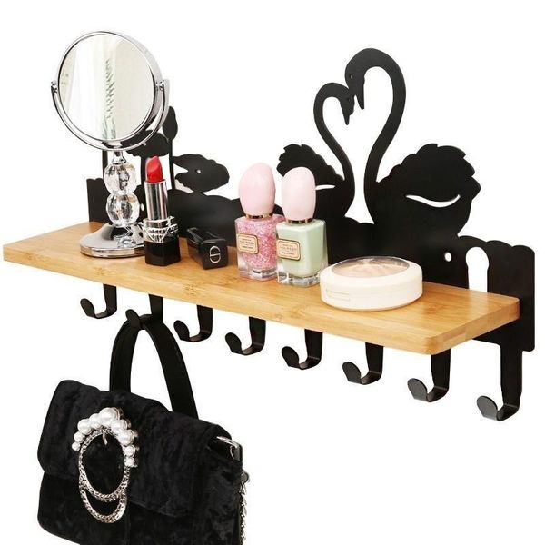 

hooks & rails creative entrance hook rack hanger wall hanging porch load-bearing coat strong sticky