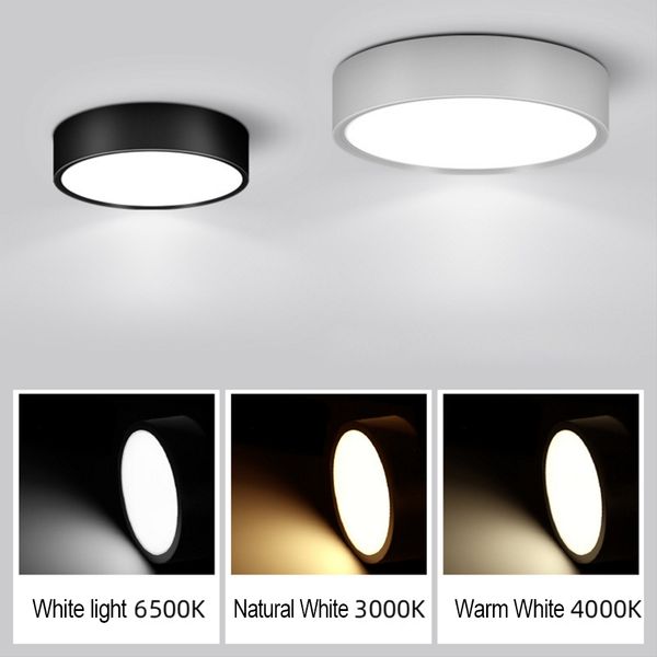 

surface mounted led downlights ac 180-265v leds spotlights ceilling light 25w downlight down lights lighting fixture for home kitchen