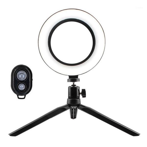 

flashes mini desklighting bracket tripod ring pography 12w led spot light lamp fill-in three lights1