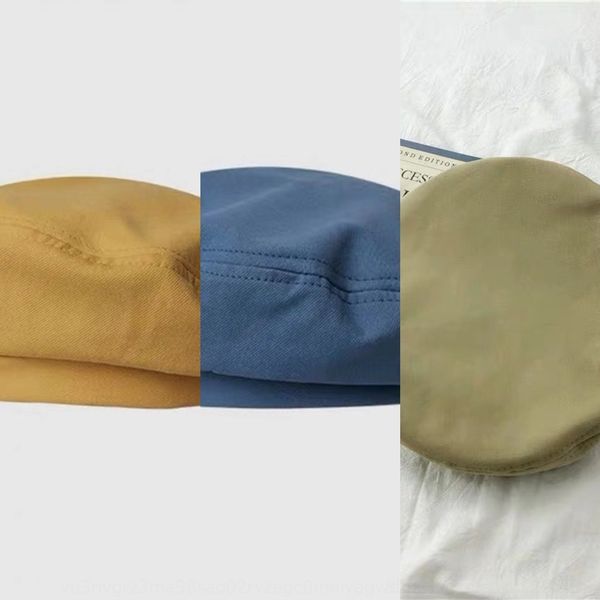 

da1p wool women warm berets pearl rivet vintage cashmere female girls beret hats winter flat cap beret for girls, Blue;gray