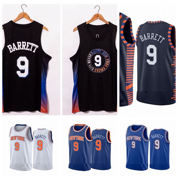 

2020/21 new men 9 rj barrett jersey phoneix team basketball jerseys, Black;red