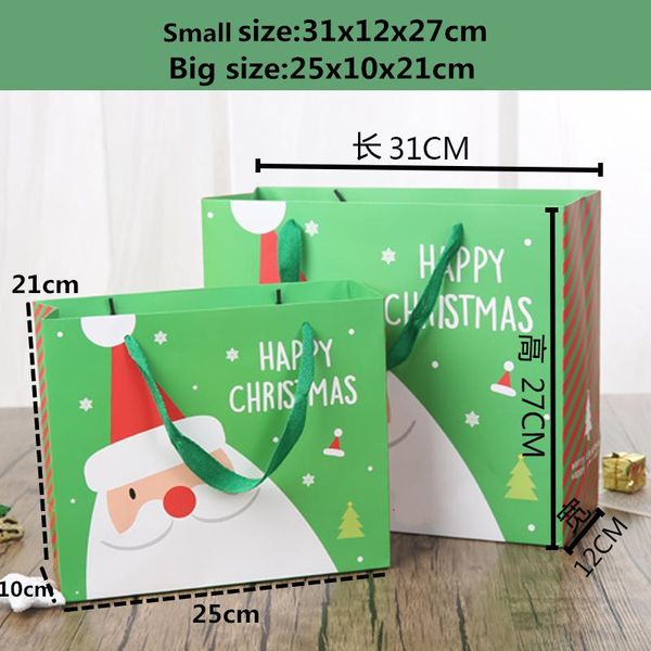 

stobag red green christmas cookies gift packing paper box for birthday party cake chocolate candy holders handmade child favor wmtdpg