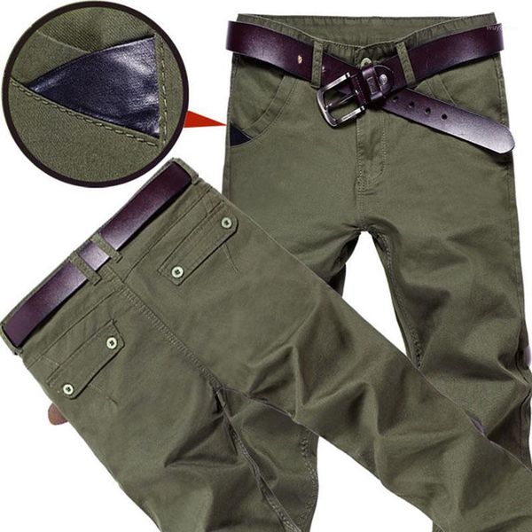 

spring and summer men's casual pants work labor insurance pants versatile slim straight overalls men's long large loose-fi1, Black