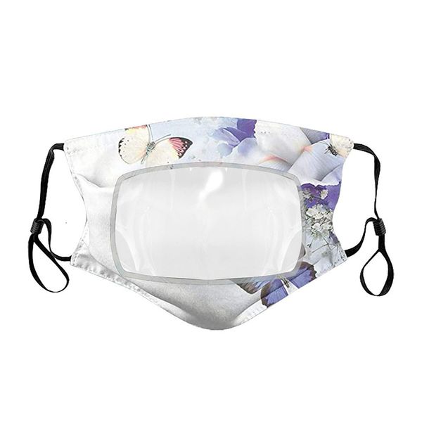 

protection fashion adults designer for face with mask clear window visible cotton mouth face masks washable an