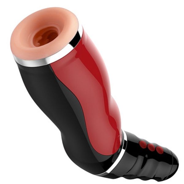 

real oral sucks male masturbator deep throat clip suction machine induced vibration moan intimate goods toys