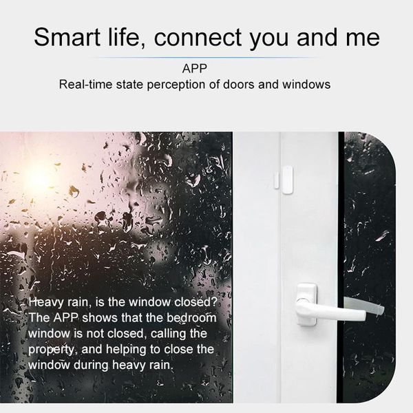 

smart door window sensor 2.4ghz wifi alarm home security detector phone monitor gk99