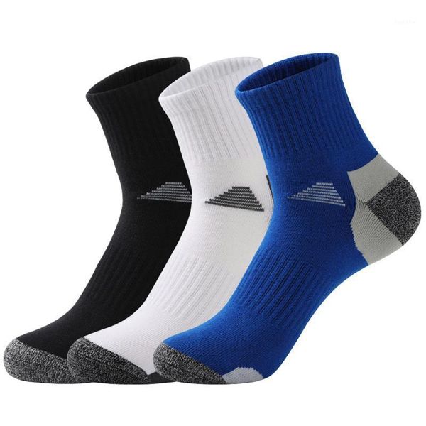 

new sport socks for men winter thicken thermal wool cotton socks pile cashmere snow climbing hiking men hosiery1, Black