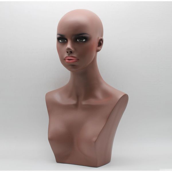 

female fiberglass mannequin head bust for l qylfri lipper, White
