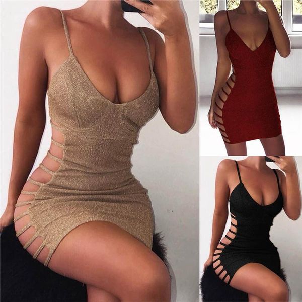 

fashion casual slim solid women bandage bodycon see through sleeveless party cocktail club mini dress summer clothes for girls, Black;gray