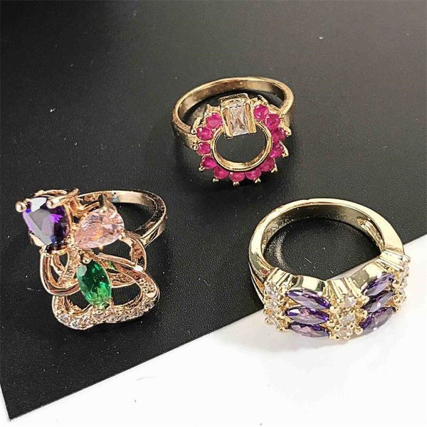 

factoryazc3jewelry gold silver fashion colorful rhinestone quality high ring bling crystal bbyqj bde_home