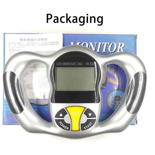 

digital fat analyzer fat determination system lcd screen bmi tester weight loss tester calorie calculator measurement tools
