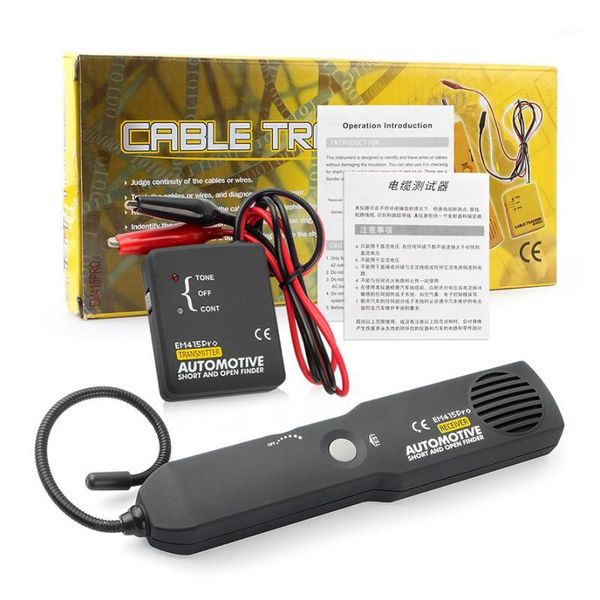 

diagnostic tools em415pro automotive cable wire tracker short open finder 6-42v car circuit tester tone line detector tool track test scanne