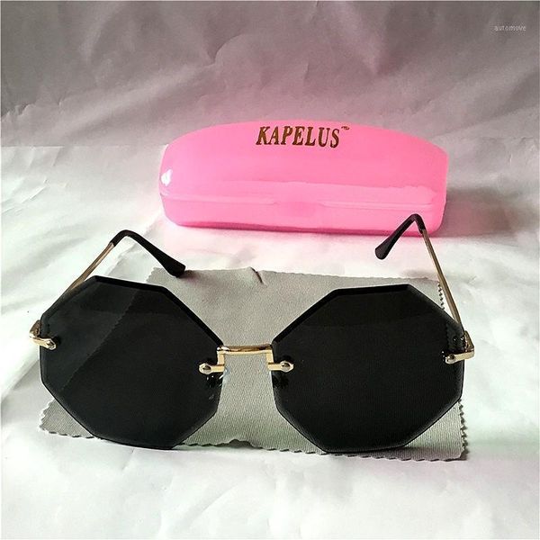 

kapelus polygonal sunglasses summer new sunglasses marine lens 6633b1, White;black