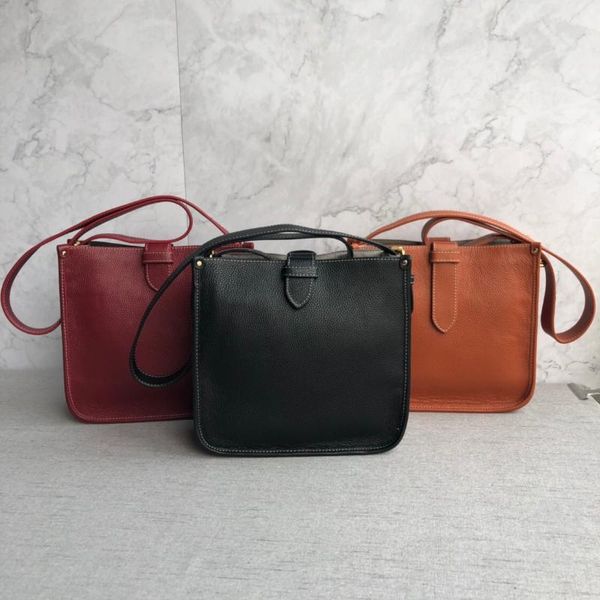 

lychee-printed head layer cowhy women's bag simple one-shoulder oblique cross bag