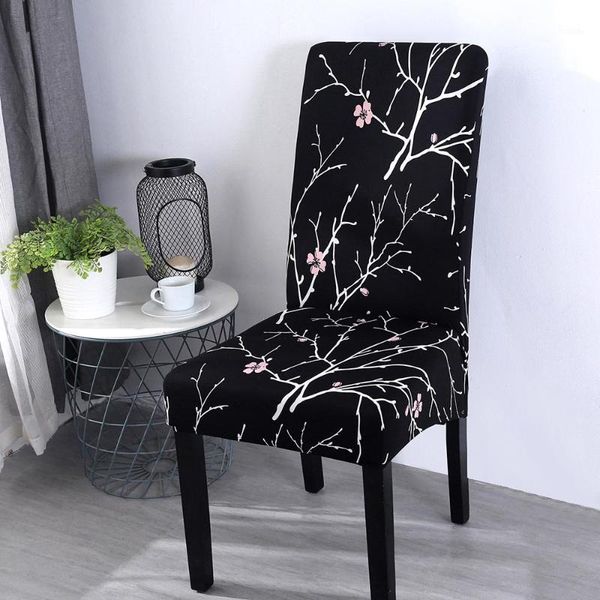 

flower printing removable chair cover stretch elastic slipcovers for weddings banquet folding l chair covering1