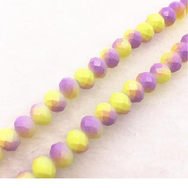 

50pcs/lot 6x4/8x6mm rondelle austria faceted crystal glass beads loose spacer beads for jewelry making diy brac jlloxv