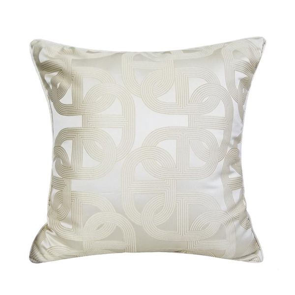 

cushion/decorative pillow luxurious 2 colors contemporary geometry design woven jacquard decorative casesofa chair cushion cover 45x45cm 1pc