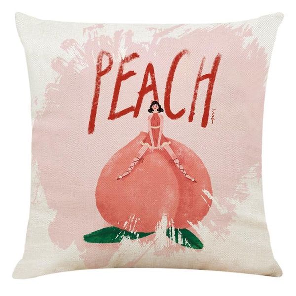 

fruit pattern throw pillow cushion cover car home decor decoration sofa bed decorative pillowcase 2# pillow case1