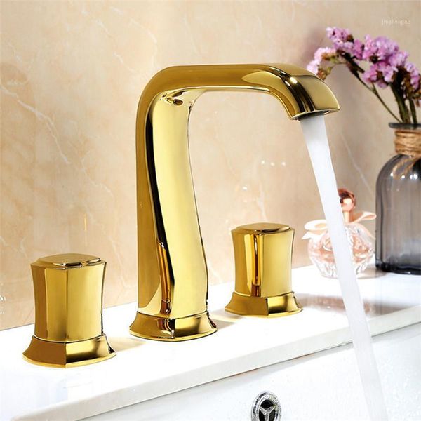 

basin faucet bathroom widespread sink faucet rose gold black bathroom sink tap three holes 8 inch basin tap1
