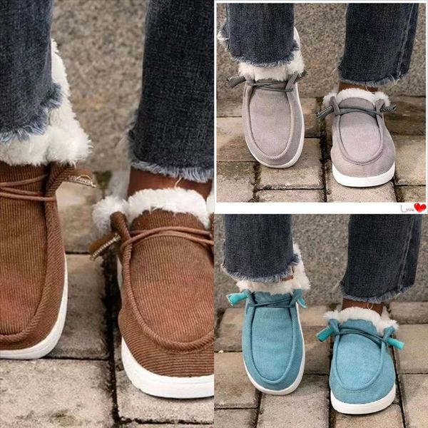 

45zn2 xmas tall gift winter snow boot womens boots snow boots winter warm cotton boot boot cotton padded shoes, Black