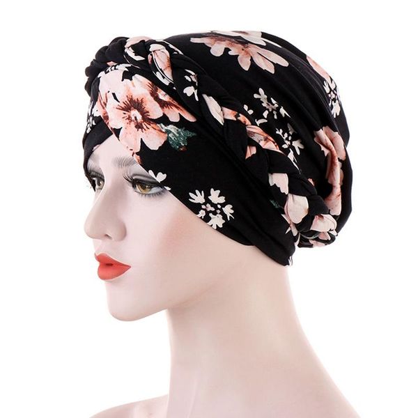 

Cotton Print Muslim Turban Scarf For Women Islamic Inner Hijab Caps Arab Wrap Head Scarves Femme Musulman Turbante Mujer, Blue;gray