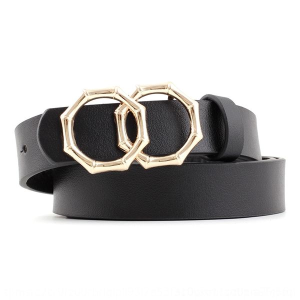 

5f7l roundcasual ladies belt south korea retro ring metal needle fashionleather belt dress, Black;brown