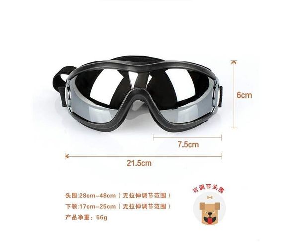 

bath windproof dog pet swimming splash proof shampoo glasses outdoor eye protection sunglasses cat waterproof products, Black