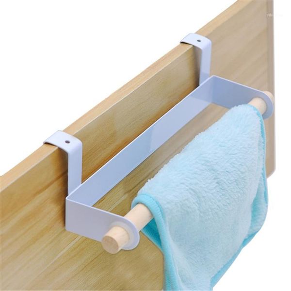 

kitchen paper roll holder towel hanger rack bar cabinet rag hanging holder bathroom organizer shelf toilet paper holders1