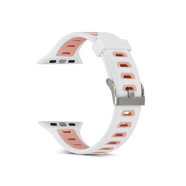 

силиконовый ремешок для часов 6 диапазон 44 мм 40 мм iwatch serie se 5 4 3 42 мм 38 мм дышащий ремень браслет часы jllumj