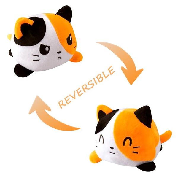 

2020 дети мягкий подарок дети милые плюшевые игрушки двухсторонняя кукла мягкая обратимая детская милая кошка плюс wmtodx