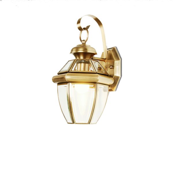 

snow meiju european style simple retro outdoor wall courtyard waterproof outdoor balcony corridor corridor copper lamp