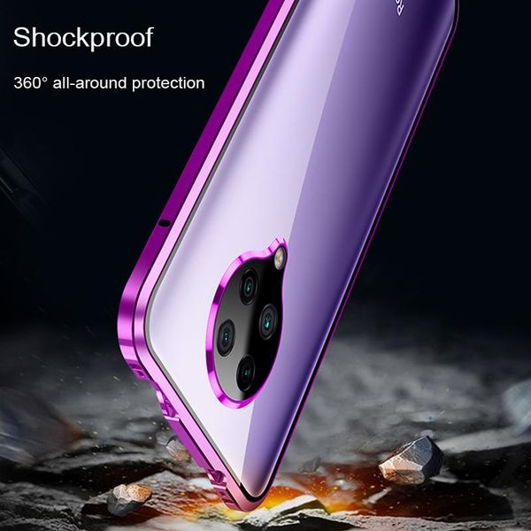 

magnetic case for xiaomi pocophone f2 pro case dual side tempered glass cover for poco f2 pro phone case 360 full h jllmaz
