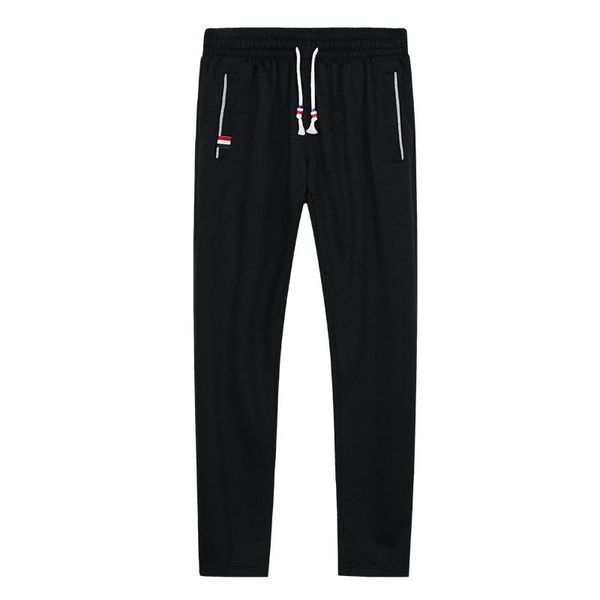 

spring summer mens pants men solid joggers pants thin loose sweatpants 2021 men trousers casual gym fitness bottoms sportswear, Black