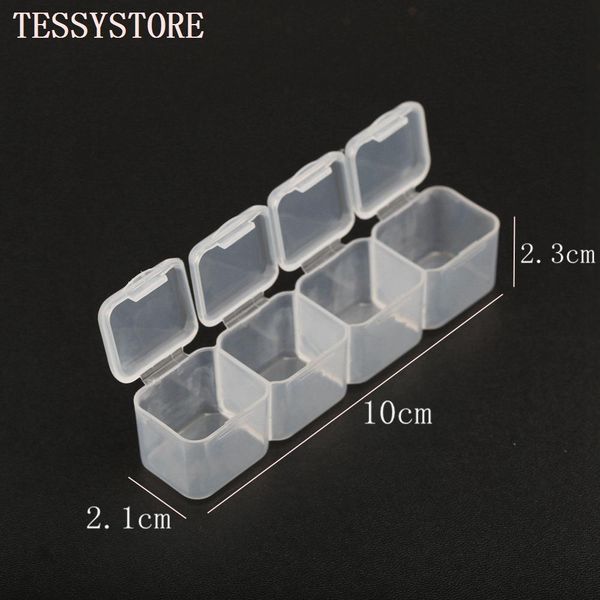 

28 сетки пластиковая коробка для хранения алмазная картина ногтей искусства горный хрусталь инструменты бусины, несущие чехлы ювелирные изде