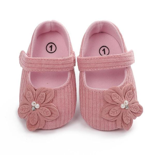 

first walkers baby knitted footwear princess shoes born infant girls moccasins cute flowers solid soft