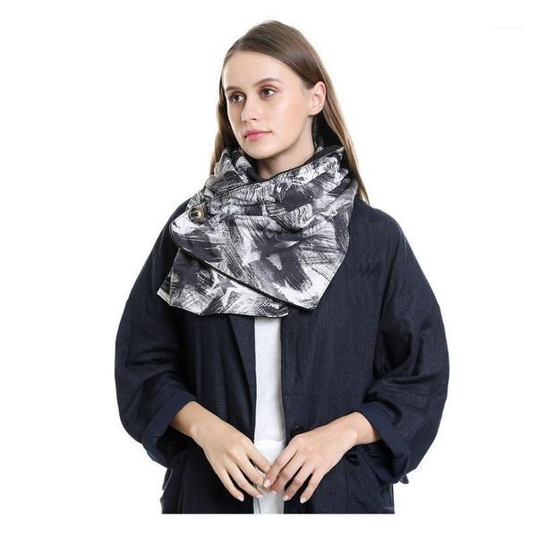 

women warm scarves printing soft wrap casual shawls 2020 women malaysia cotton thermal scarf chaqueta pelo scarves 501, Blue;gray