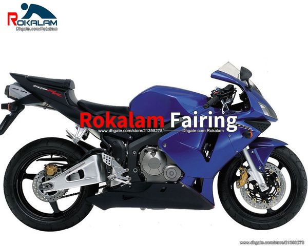 

for honda 2003 cbr600rr f5 2004 cbr600 rr 03 04 deep blue motobike bodywork kit (injection molding)
