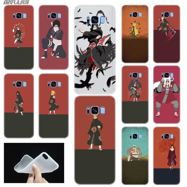 

naruto animation tpu soft minimalist case, samsung galaxy s7 s6 edge s8 s9 s10 s11 s20 e note 8 9 10 plus case