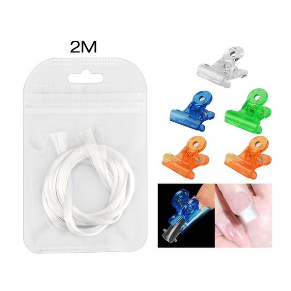 

100/150/200cm new fibernails acrylic tips fiberglass nail quick extension form fiber glass nails silk building manicure tool