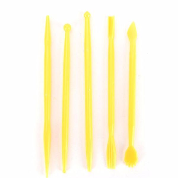 

14 pcs plastic sugar turning clay soft pottery plastic knife and brush brushes diy kit tools mini sugar turning sculptu jllogf