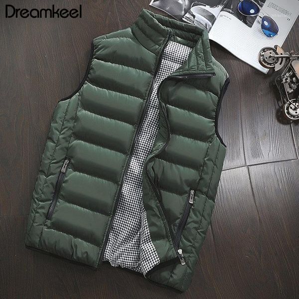 

men's vests men sleeveless jacket plus size windproof warm waistcoat lovers couple waistcoats autumn winter vest men's casual y11, Black;white