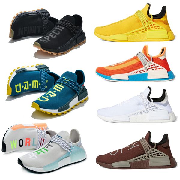 

2021 hu pharrell nmd мужская человеческая раса bbc red bold brold anapering кроссовки williams solar pack солнце спокойное вдохновение солне