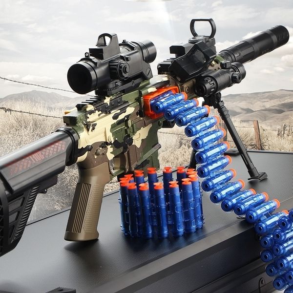 

5444simulation m416 electric burst soft bullet children machine gun gun soft bullet arma m416 armas blaster for adults boys cs