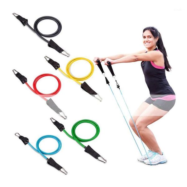 

11pcs training resistance bands set exercise bands door anchor handles waterproof carry bag legs ankle straps do21