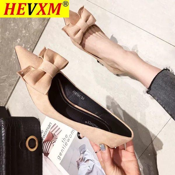 

dress shoes hevxm women fashion black bow tie slip on party stiletto ladies casual beige heel for office 2021